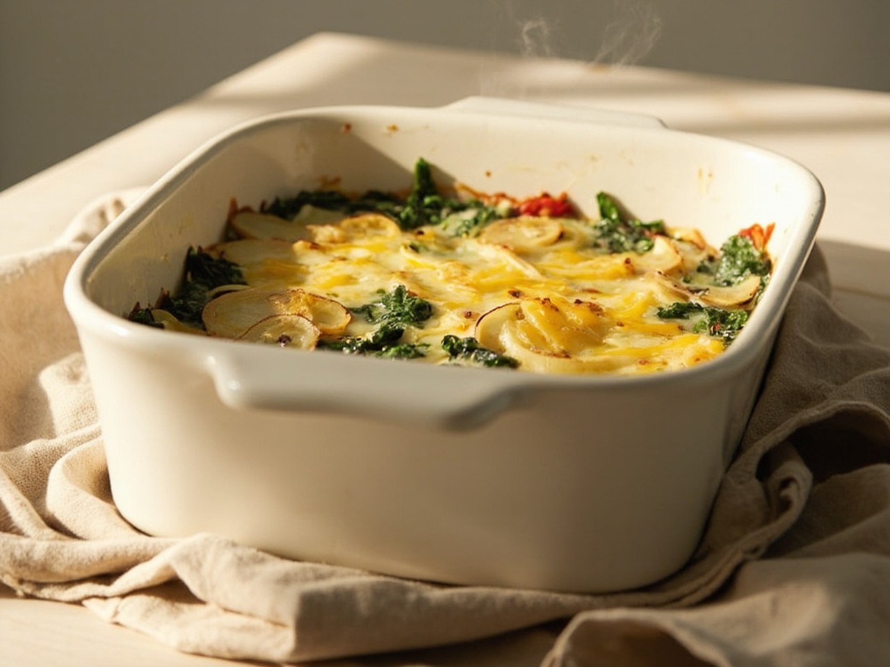 Baked Spinach