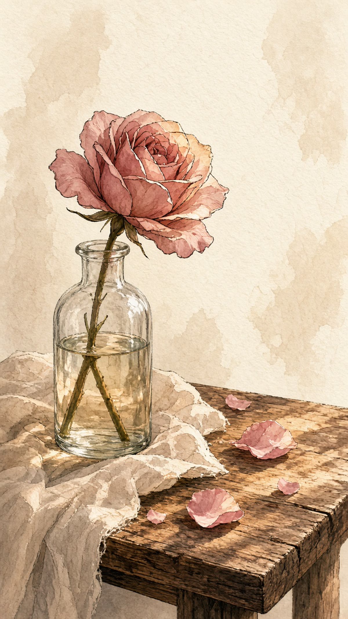 A Beggar and A Rose